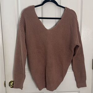 V-neck sweater